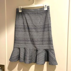 Peplum business skirt